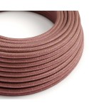 Câble textile Marsala coton - L'Original Creative-Cables - RX11 rond 2x0,75mm / 3x0,75mm