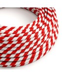 Câble textile Candy Cane Vertigo - L'Original Creative-Cables - ERM39 rond 2x0,75mm / 3x0,75mm