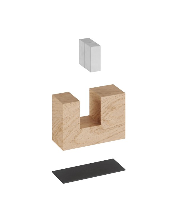 Kit pieds en bois, support pour lampe de table