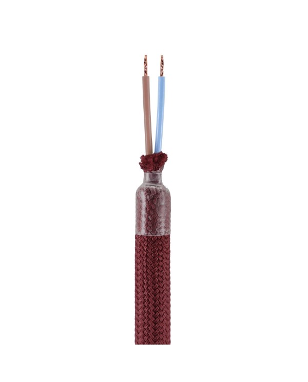 Kit Creative Flex tube flexible recouvert de tissu RM19 Bordeaux