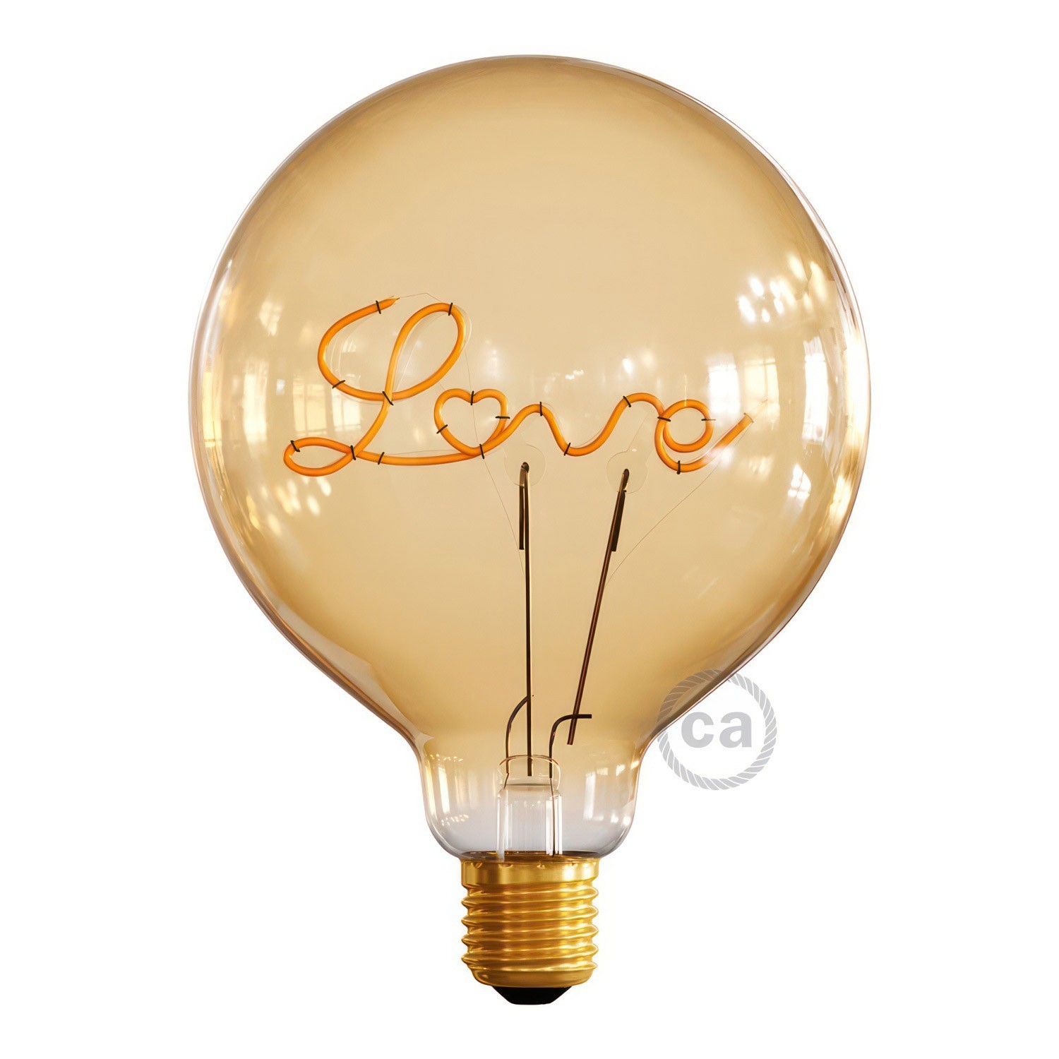 Lampe de table Posaluce Love en bois