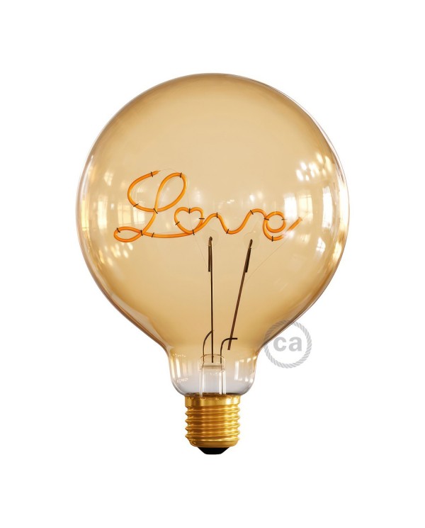 Lampe de table Posaluce Love en bois