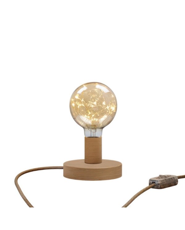 Lampe de table Posaluce Milleluci en bois