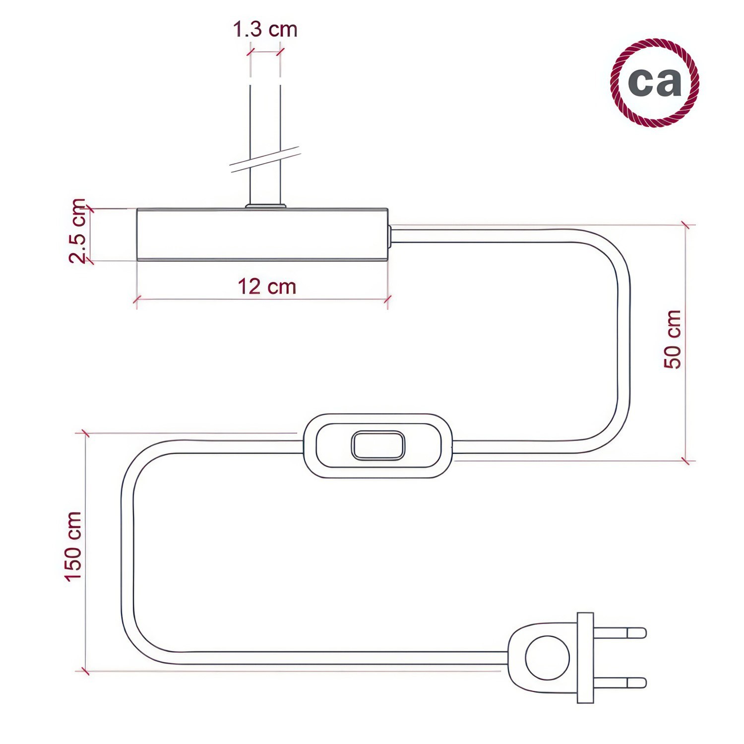 Lampe de table Alzaluce Dash en métal