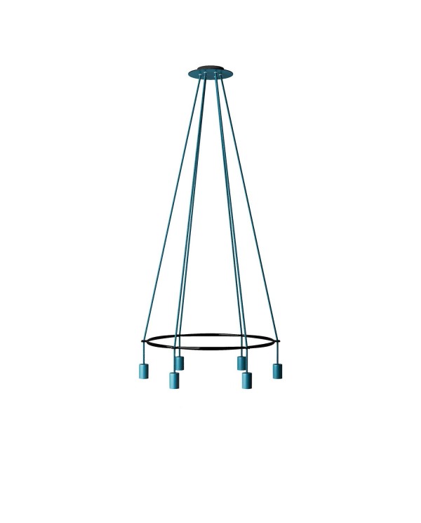 Lustre Cage avec 6 bras Edison ST64