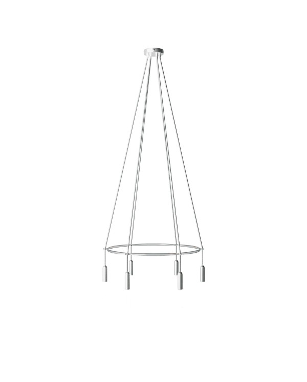 Lustre Cage avec 6 bras P-Light