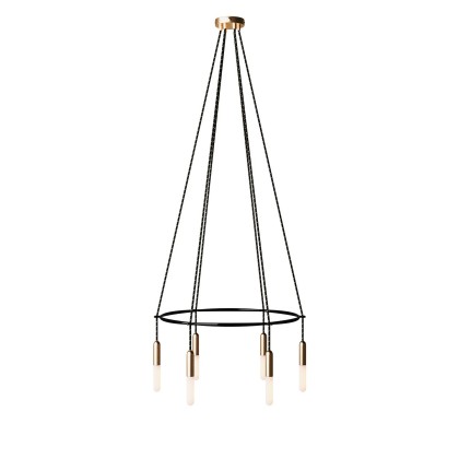 Lustre Cage avec 6 bras P-Light