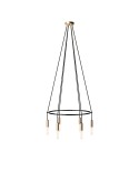 Lustre Cage avec 6 bras P-Light