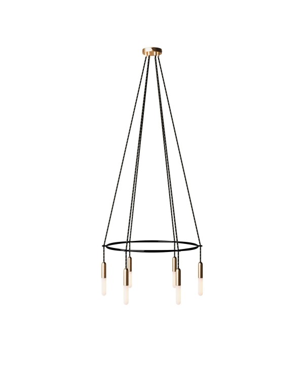 Lustre Cage avec 6 bras P-Light