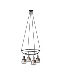 Lustre 2 Cage avec 4 bras Bona Pastel