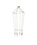 Lustre 2 Cage avec 6 bras P-Light