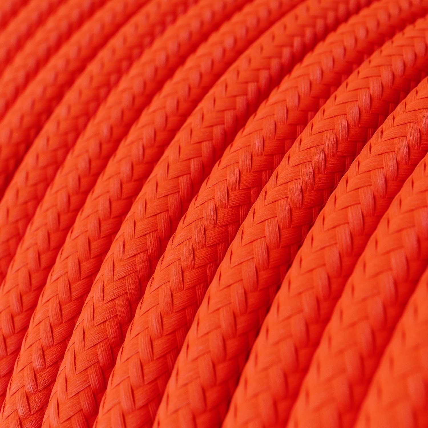 Suspension colorée en silicone avec câble textile