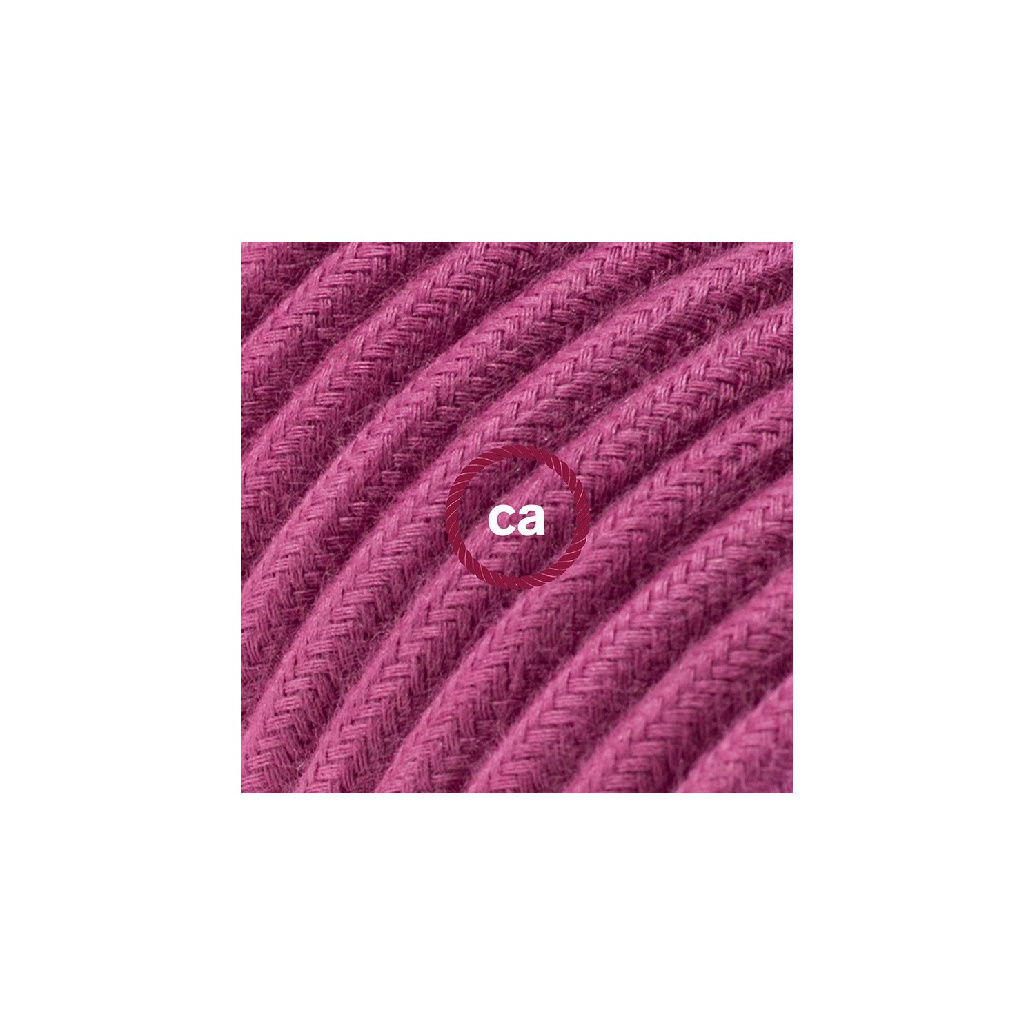 Rallonge électrique avec câble textile RC32 Coton Marc De Raisin 2P 10A Made in Italy.