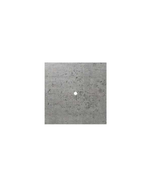 Rosace Rose-One carré de 200 mm avec 1 trou et 4 trous latéraux