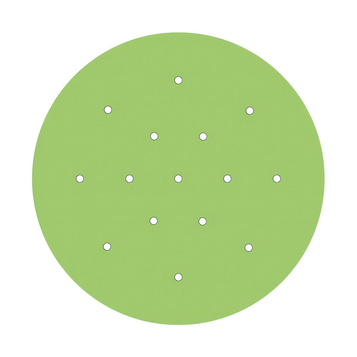 Rosace XXL Rose-One rond de 400 mm de diamètre avec 15 trous et 4 trous latéraux