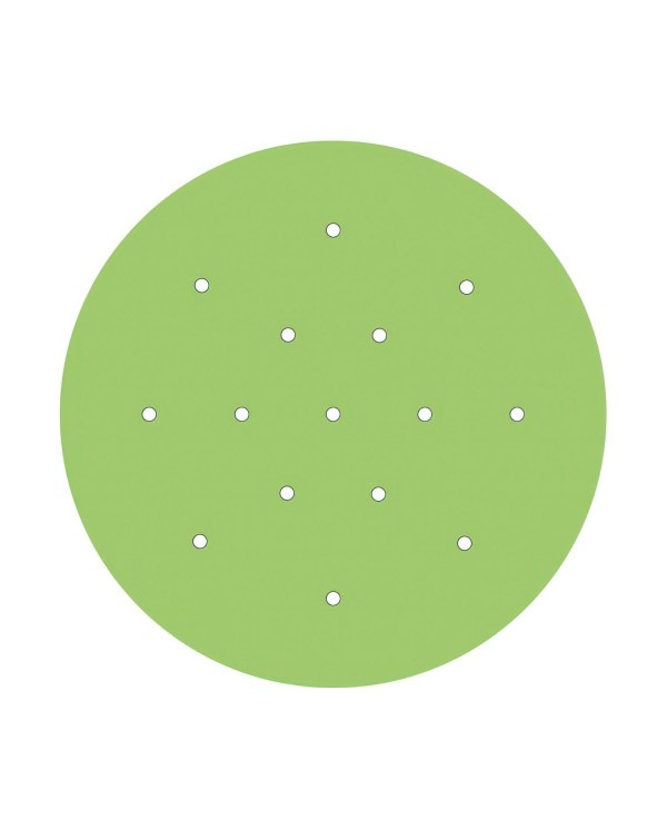 Rosace XXL Rose-One rond de 400 mm de diamètre avec 15 trous et 4 trous latéraux