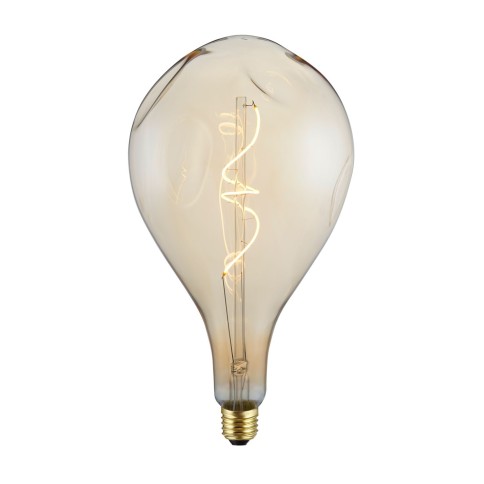 Lampe spirale LED dimmable E27 A60 fumée 4W 120 lm 1800K