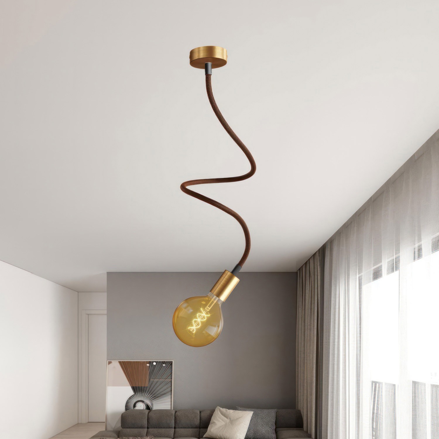 Lampe plafonnier Creative Flex 90 cm