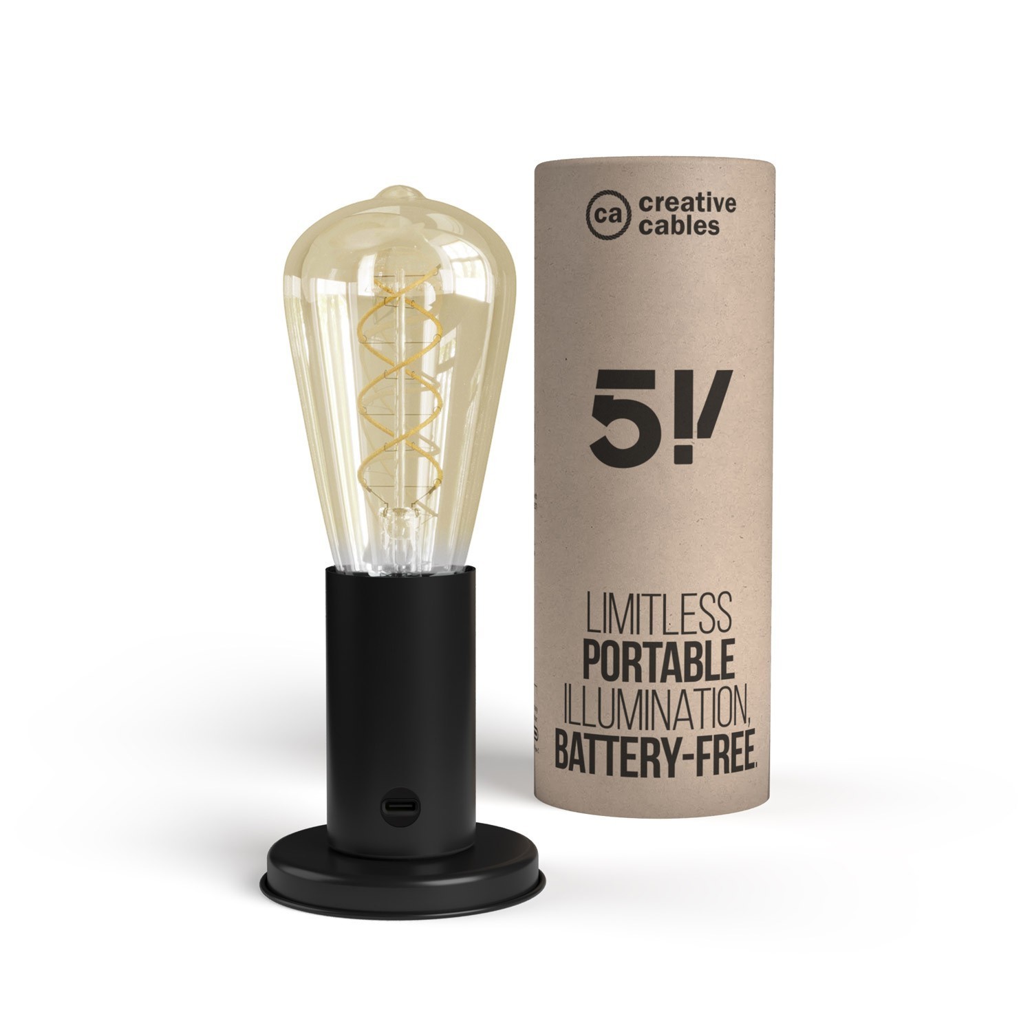 Lampe portative boîte cadeau SI! 5 volts