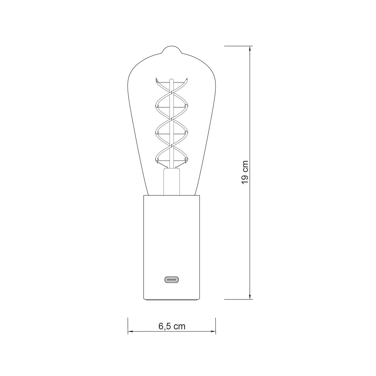 Lampe portative boîte cadeau SI! 5 volts