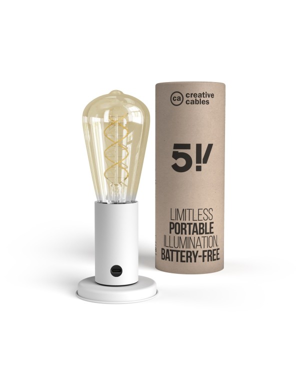 Lampe portative boîte cadeau SI! 5 volts