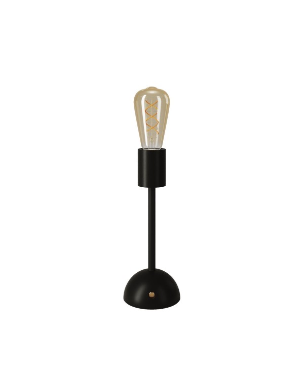Lampe portative et rechargeable Cabless02 avec ampoule globo Edison dorée