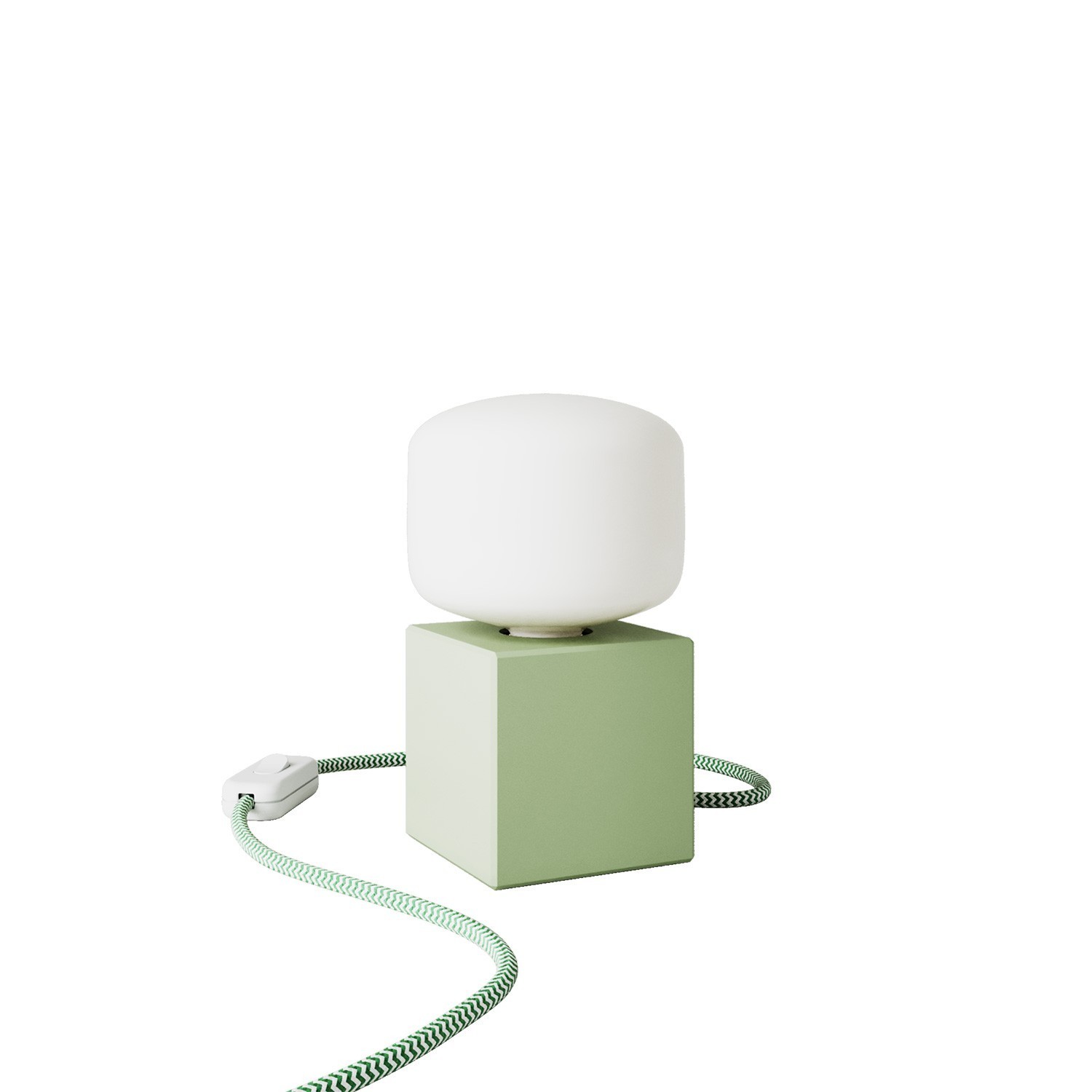 Lampe de table verte - Cubetto