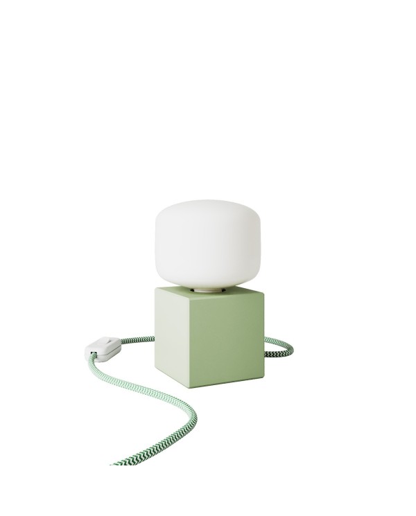 Lampe de table verte - Cubetto