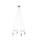 Lustre Cage avec 4 bras P-Light