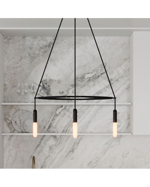 Lustre Cage avec 4 bras P-Light