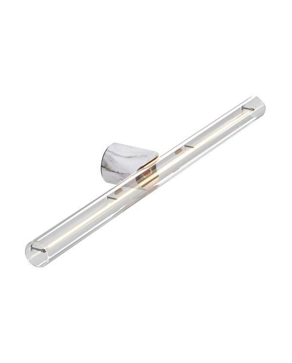 Applique ou plafonnier esse14 pour ampoule LED linéaire S14d - Waterproof IP44