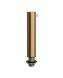 Serre-câble cylindrique en métal long 7 cm avec tige, écrou et rondelle