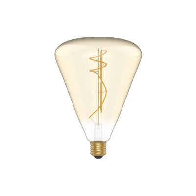 Ampoule Dorée LED Cone 140 8,5W 806Lm E27 2200K Dimmable - H06