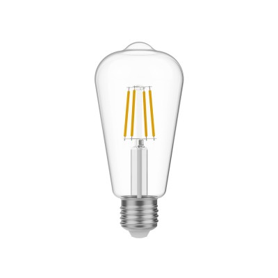 Ampoule LED Transparente Edison ST64 4W 470Lm E27 2700K - E03