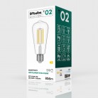 Ampoule LED Transparente Edison ST64 7W 806Lm E27 2700K Dimmable - T02