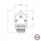 Eiva-2, douille pour extérieur avec double sortie IP65 culot E27