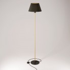 Lampadaire MAG-Y avec base ronde en métal et abat-jour Impero M